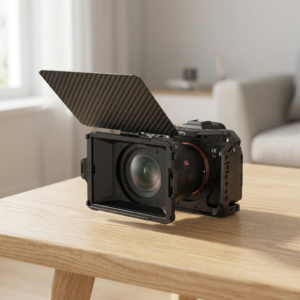 Mini matte box compacta para DSLR y sin espejo