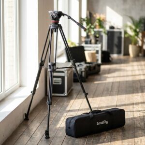 Trípode de vídeo SMALLRIG 186 cm con cabeza fluida