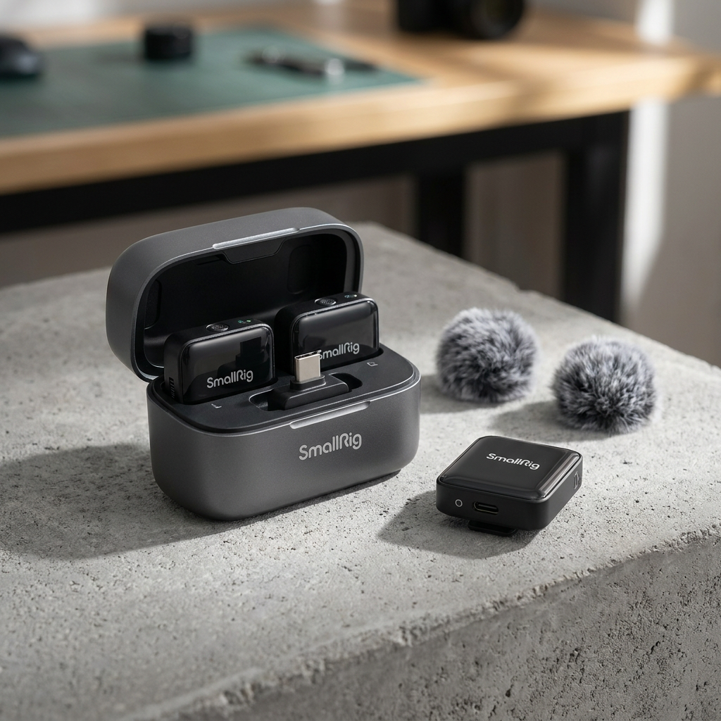 Kit inalámbrico SMALLRIG S70 con estuche de carga