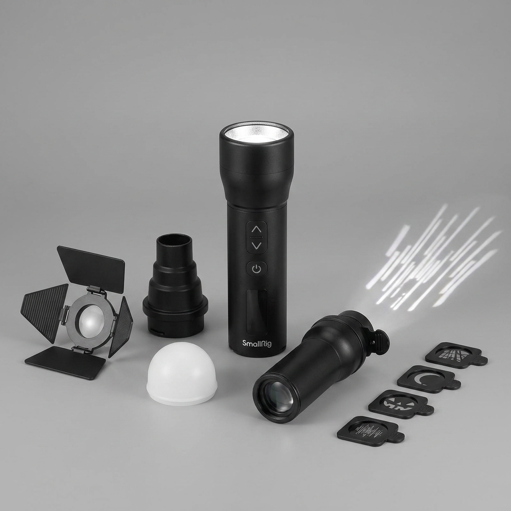 Control del haz con zoom, GOBO y accesorios