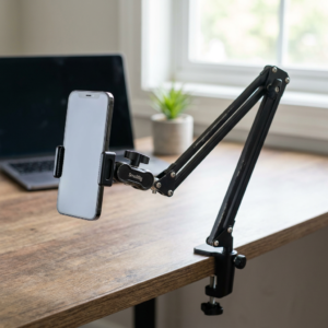 Brazo mágico SMALLRIG 22" con abrazadera y soporte para teléfono